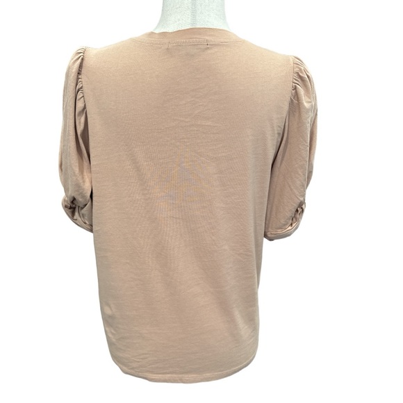 7 for All Mankind Clay Colored Cotton Top Size L - Picture 4 of 9